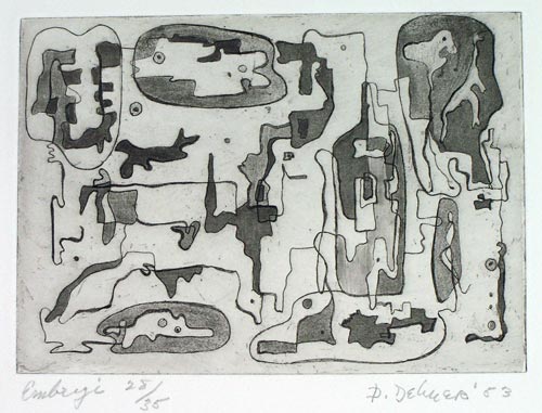 Embryi, 1953 — etching, collection of the Metropolitan Museum of Art