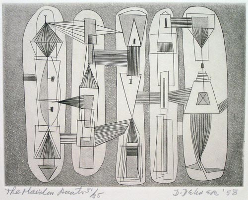 The Maiden Aunts, 1958 — print