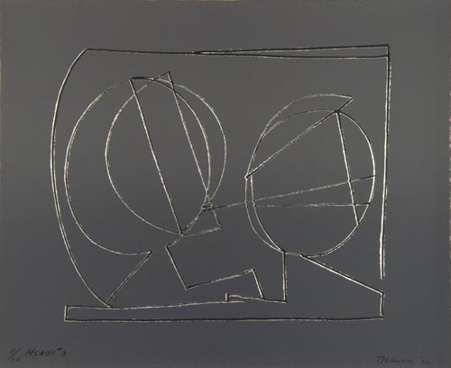 Heads No. 3, 1970 — print